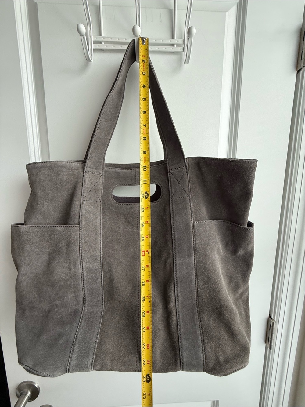 NWT Free People Suede Caravan Tote Bohemian Boho Travel Hippie Casual Office - Picture 5 of 8